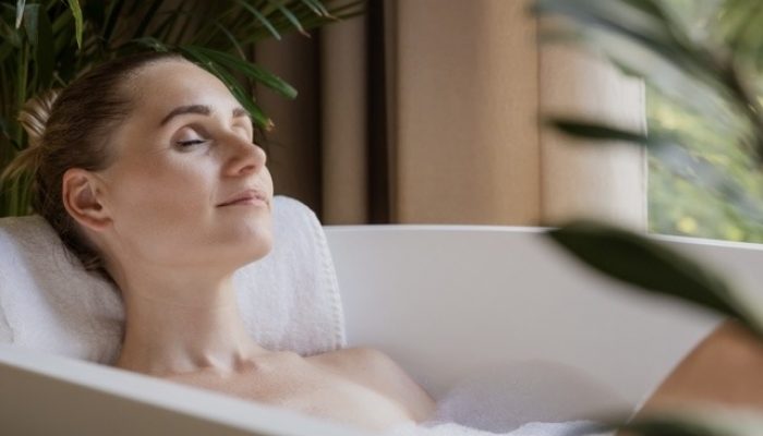4 Reasons Why Self-Care is Key During National Substance Abuse Prevention Month Woman relaxing in a bathtub